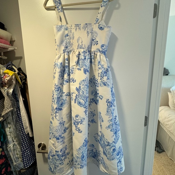 Sachin & Babi Blaine Taffeta Square-Neck Midi Dress - Picture 5 of 6